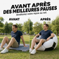 ⚽🛋️ Canapé Gonflable en Forme de Ballon de Football – Assise d’Appoint, Léger et Facile à Ranger
