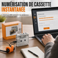 📼🎵 Lecteur de Cassettes Transparent avec Conversion Audio – Portable, Interface Type‑C et Lecture Stéréo