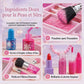 👑🎨 Coffret de Maquillage Princesse pour Enfants – Formule Lavable, Plateaux Dépliants et Étui à Porter