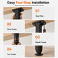 🛏️🔧 Pied de Support Réglable en Plastique pour Lit et Meubles – Télescopique, Renforcé et Facile à Installer
