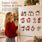 🎅🎄 Aimants Décoratifs de Noël 3D pour Réfrigérateur – PVC Imperméable, Adhérence Puissante et Sans Résidus