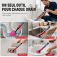 🪠⚡ Déboucheur de Canalisation Haute Pression – Débouchage Instantané en 1 Seconde, Buse Rotative 180° & Zéro Produit Chimique ✨