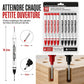 ✏️📏 Lot de 10 Marqueurs Permanents Double Pointe Longue 21 mm – Trous Profonds, Encre Étanche et Multi-Surfaces