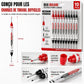 ✏️📏 Lot de 10 Marqueurs Permanents Double Pointe Longue 21 mm – Trous Profonds, Encre Étanche et Multi-Surfaces