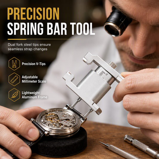 🔧⌚ Kit de Réparation de Montres : Pince à Barre ressort en V, Pince à Épiler et Retrait de Bracelet – Précision Professionnelle
