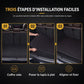 🛡️🚗 Tapis de Coffre Auto Universel en Cuir PVC – Imperméable, Antirayures et Facile à Nettoyer (100 × 70 cm)