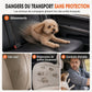 🐶🚗 Siège Panier de Voyage Sécurisé pour Chien | Armature Métal Anti-Affaissement, Laisse Intégrée & Oxford Imperméable