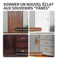 🖌️🪵 Pinceau Peinture de Finition Bois 2-en-1 (180 g) | À Base d'Eau, Anti-Rayures & Finition Sans Traces