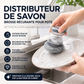 🧼✨ Brosse à Vaisselle Distributrice de Savon | Réservoir Intégré, Têtes Anti-Rayures & Dégraissage Facile