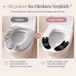 🚽✨ Coussinets Doux pour Abattant de Toilettes (1 Paire) | Adhérence Électrostatique Sans Résidu, Fibre Moelleuse Anti-Froid & Lavables