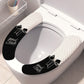 🚽✨ Coussinets Doux pour Abattant de Toilettes (1 Paire) | Adhérence Électrostatique Sans Résidu, Fibre Moelleuse Anti-Froid & Lavables