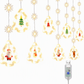 🎄✨ Guirlande Lumineuse Rideau de Noël 10 Suspensions | 8 Modes & Télécommande, Basse Tension USB & Ambiance Féerique