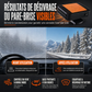 🚗💨 Dégivreur Désembueur de Voiture 12V Rotatif 360° | Chauffage Rapide, Double Mode Chaud/Froid & Vision Nette Sans Buée