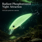 🎣✨ Leurre Minnow Phosphorescent 7 cm (8 g) | Luminescence Nocturne Élevée, Nage Vibrante & Double Hameçon Triple Anti-Décrochage