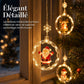 🎄✨ Guirlande Lumineuse Rideau de Noël 10 Suspensions | 8 Modes & Télécommande, Basse Tension USB & Ambiance Féerique