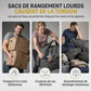 📦🛞 Sac de Déménagement Pliable à Roulettes 360° | Déplacement Sans Effort, Tissu Étanche Renforcé & Rangement Compact