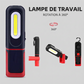 🔦🧲 Lampe de Travail LED COB Rechargeable 350 LM | Base Magnétique, Rotation 360° & Port Type-C