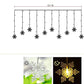 ❄️✨ Rideau Lumineux LED Flocons de Neige 8 Modes – Double Alimentation USB & Piles, Basse Tension Sûre & Ambiance Féérique