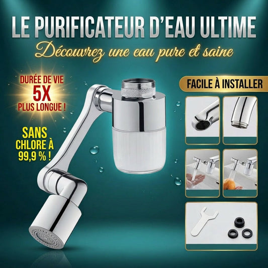 🚰💧 -50% ! 🔄 Robinet Multifonctionnel Rotatif 360° – Laiton Plaqué 9 Couches – Bras 1080°, Double Mode & Filtre Eau – pour Cuisine & Salle de Bain